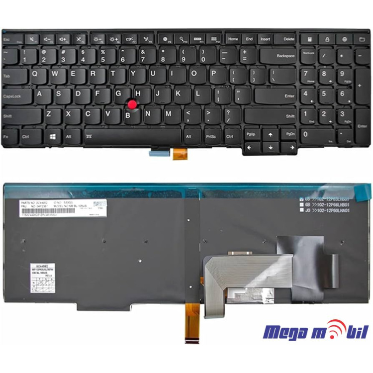 Tastatura za laptop Lenovo Thinkpad Edge E531 E540 L540 so pointer